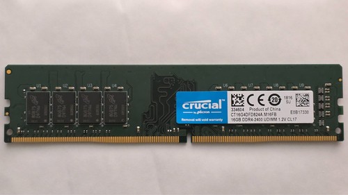 16gb crucial ddr4 2400mhz - 16gb,