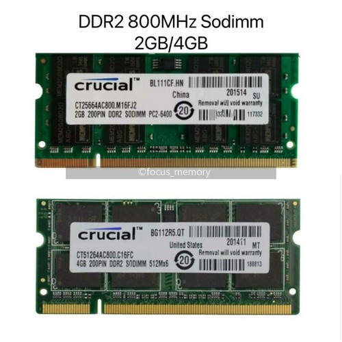 Crucial 2gb 4gb - 4gb, 667
