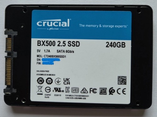 Crucial bx500 240gb nand - crucial, 240gb,