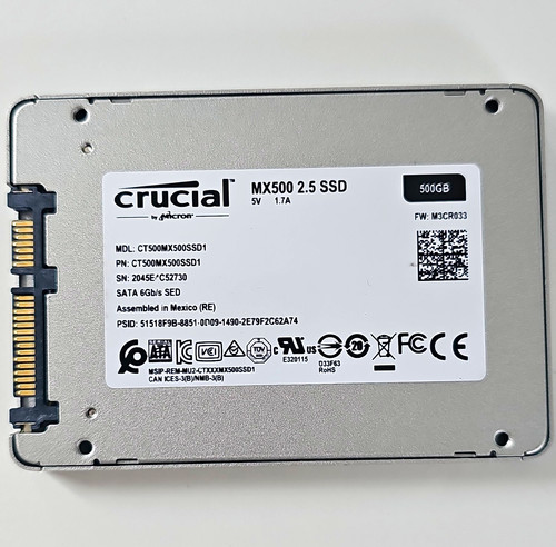 Crucial mx500 500 5 - mx500, 2,5"