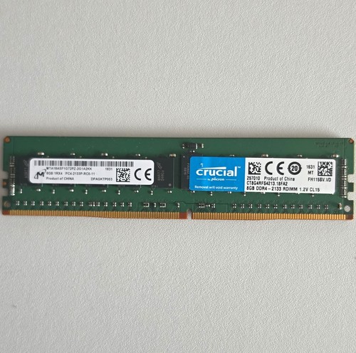 Crucial 8gb ddr4 2133 - crucial, rdimm