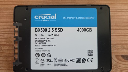 Crucial bx500 4tb - 4tb, ssd