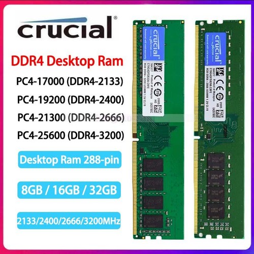 Crucial 8gb 16gb - crucial, ddr4