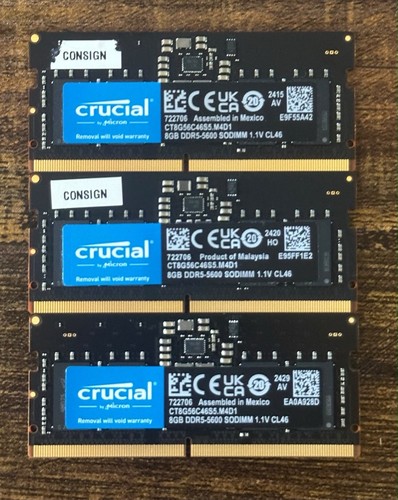 Crucial 8gb ddr5 5600 - ddr5,