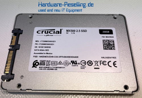 Micron crucial mx500 250gb - 250gb, 3d