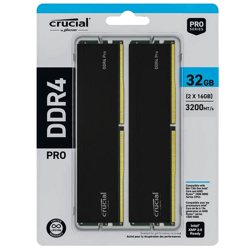 32gb crucial pro ddr4 - pro, ddr4-3200mhz
