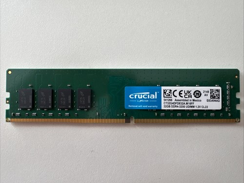 Crucial ddr4 3200 udimm - 32, ddr4-3200