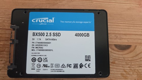 Crucial bx500 4tb - 4tb, interne