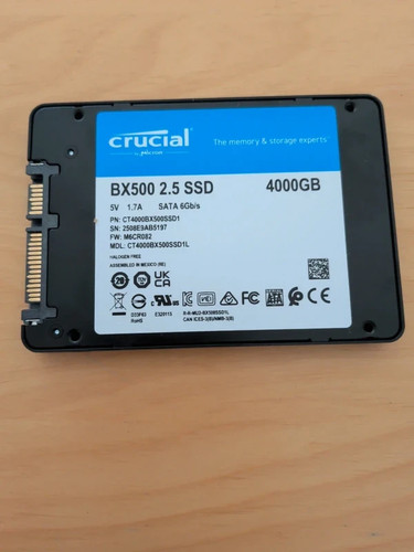 Crucial bx500 4tb ssd - crucial, 2.5”