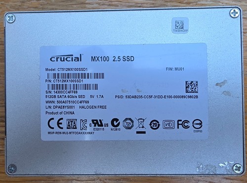 Crucial mx100 512gb ssd - crucial,
