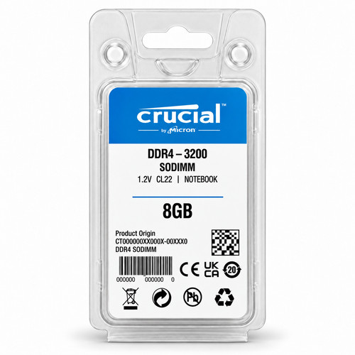 Crucial 8gb arbeitsspeicher - 8gb,