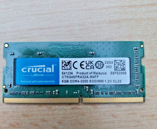 Crucial 8gb ddr4 sdram - sdram, so-dimm