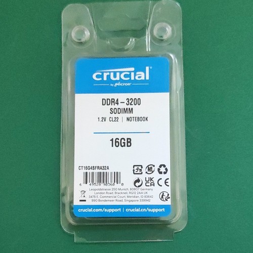Crucial 16gb 1rx8 - crucial, so