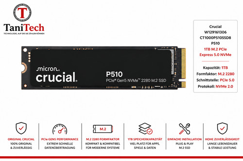 Crucial p510 1tb - crucial,