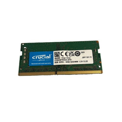 Crucial 8gb ddr4 - ddr4-3200, sodimm