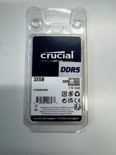 Crucial dimm ct32g48c40s5 - crucial, so-dimm
