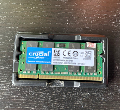 Crucial ddr2 dimm pc2 - crucial, pc2-6400