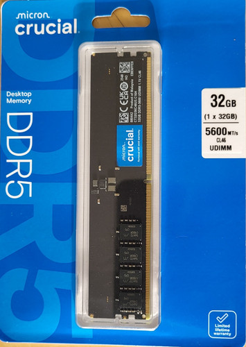 32gb ddr5 5600mhz crucial - 32gb,