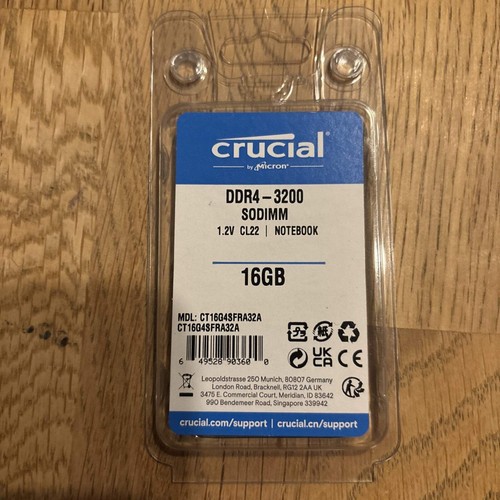 Crucial ram - ✔️,