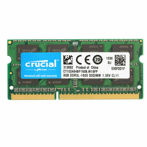 Crucial 8gb ddr3l 1600mhz - 8gb,