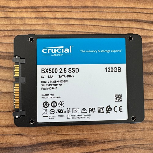 Crucial bx500 120gb ssd 5 - 120gb,