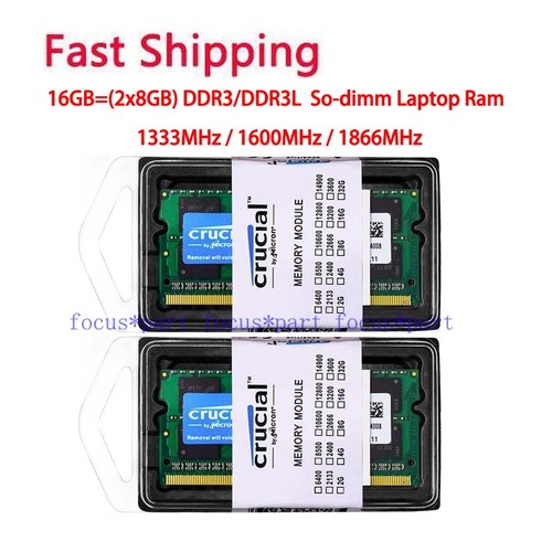 Crucial 16gb 2x8gb ddr3 - crucial, 1333