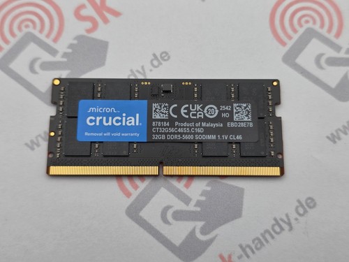 32gb crucial micron ddr5 5600 - 32gb,