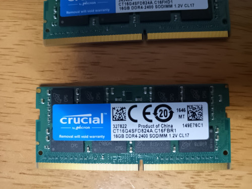 Crucial 32gb - crucial, (2x16gb)