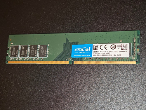 Crucial 8gb ddr4 2666 cl19 - 8gb, ddr4-2666