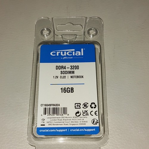 Crucial 16gb ddr4 3200 - crucial, ddr4-3200