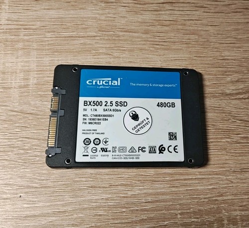 Crucial 480gb ssd mit - 480gb, windows
